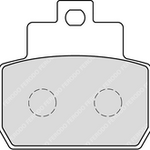 Pastiglie Freno Ferodo Eco Friction FDB2207EF Posteriore per PIAGGIO X9 EVOLUTION 250 2006 - 2006